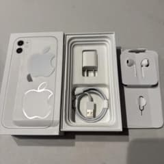 Apple iPhone11純正付属品 箱,ケーブル,電源アダプター,イヤホン