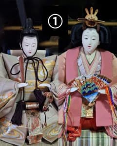 ①雛人形】​雛人形 京六番 善光作 束帯本仕立 総桐収納箱 90年代