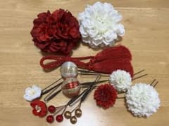 結婚式　和装　ダリア　ヘア飾りのサムネイル