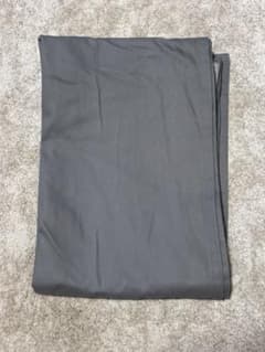 無印良品　綿太番手ツイルノンプリーツカーテン　グレー　100×178cm用のサムネイル