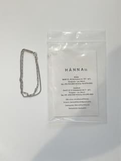 HANNA シルバーチェーンブレスレット　BTS V テテのサムネイル