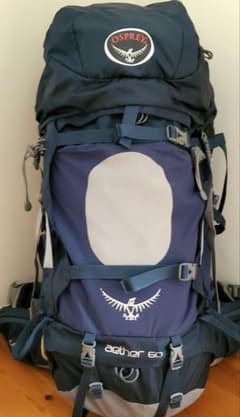 ri様専用 OSPREY AETHER 60 Mサイズ ミッドナイトブルーのサムネイル