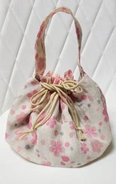 おくたごん巾着 Lサイズ✿ハンドメイドのサムネイル