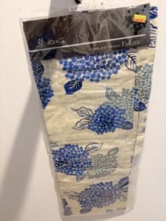 染め心 浴衣 紫陽花柄 未使用のサムネイル