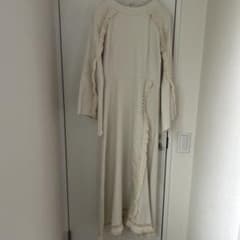 Acka fringe flare one-piece ワンピース フリンジ 2 - メルカリ