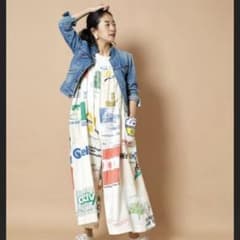 最終値下げ！ヨーロピアンエコバッグリメイクサロペット 1日限定出品】Freeda フリーダ ヨーロピアンエコバッグリメイク