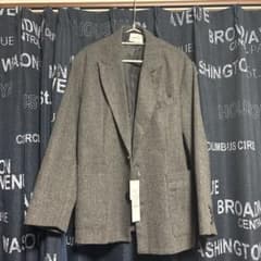 セットアップ対応EMMA CLOTHES テーラードジャケット チャコール Mのサムネイル