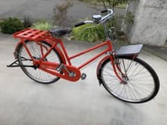 美品 郵便自転車 26インチ 自転車 レトロ ロッドブレーキ - メルカリ