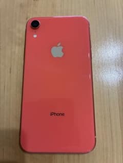 iPhone XR Coral 64GB SIM-free, unused earphones