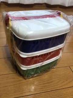 ⭐︎ミキハウス【未使用／非売品】⭐︎ランチボックス⭐︎3段のサムネイル