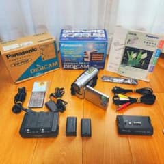 動作確認済】Panasonic MiniDV 高画質 ビデオカメラ セット - メルカリ