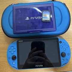 PS Vita 本体 青 ケース パワプロ2016付きのサムネイル
