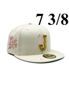 大谷翔平モデル WBC 日本代表公式キャップ 春/桜刺繍クリーム×ゴールド 