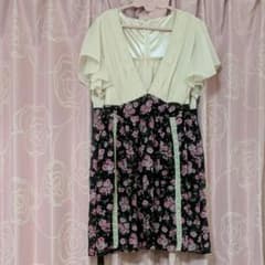リジェイ花柄ワンピース4Ｌ★大きいサイズのサムネイル