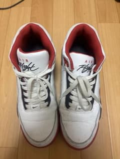 NIKE AIR FLIGHT スニーカー ホワイト レッドのサムネイル