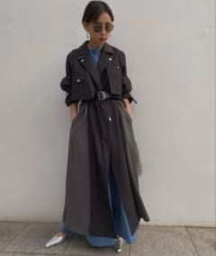【美品】ameri vintage トレンチコート　菜々緒着用のサムネイル