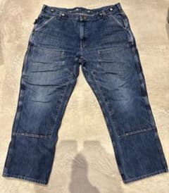 40xL30 カーハート デニムペインターパンツ ダブルニー メキシコ製
