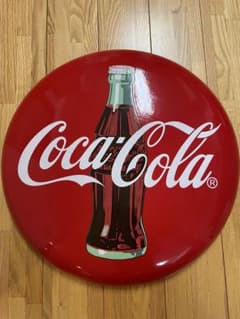 Coca-Cola コカ・コーラ オーバル型 サインプレート 看板のサムネイル