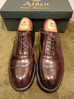 最終値下げ Alden オールデン キャップトゥ バーガンディ内羽根 コード