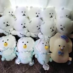 新品 タグあり ナガノくま つぶらな瞳のなまがき ぬいぐるみ 14体