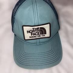 【即購入可】　THE NORTH FACE トラッカーキャップ　水色　美品のサムネイル