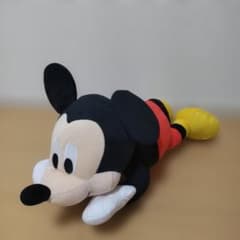 ミッキーマウス　ほおづえ超BIGぬいぐるみ