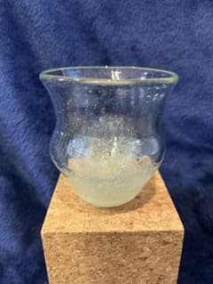 稲嶺盛吉製作　琉球ガラス　泡ガラス　クリアC