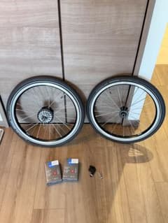 Brompton C Line 12速のホイールセット+シフター - メルカリ
