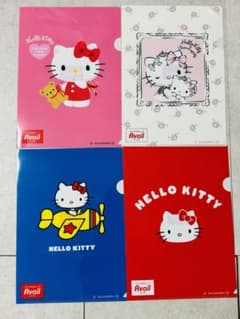 Sanrio キティ クリアファイル 4枚 コンプリート アベイル限定 非売品のサムネイル