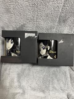 冨岡義勇 胡蝶しのぶ モノクロ マグカップ 2個セット 鬼滅の刃のサムネイル