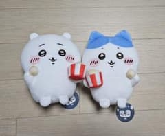 あ*こ様 ちいかわ ハチワレ ぬいぐるみ ポップコーン 2個セットのサムネイル