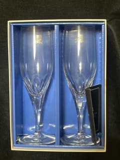 【非売品】佐川急便 ノベルティ シャンパングラス HOYA製 飛脚 2客セットのサムネイル