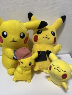 ピカチュウ ぬいぐるみ 4点セット まとめ売りのサムネイル