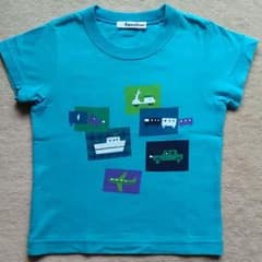 ファミリア　乗り物 Tシャツ 100cmのサムネイル