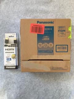 【新品未使用品】DMP-BD90-K    HDMIケーブルつき！のサムネイル