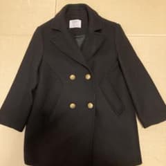 ZARA ブラック ウールコート サイズ9のサムネイル