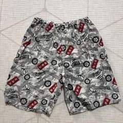 車プリント ハーフパンツ 120サイズのサムネイル