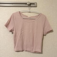GU リブクルーネックT 半袖 ピンクのサムネイル