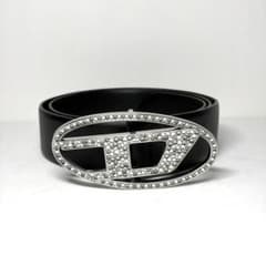DIESEL ディーゼル ビジュー レザー ベルト X09611 85/34 DIESEL ディーゼル ビジュー レザー ベルト X09611 85/34 - メルカリ