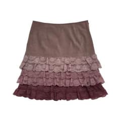 pink frill lace skirt ໒꒱˚⟡˖ ࣪のサムネイル
