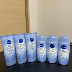 【新品】ニベアUV スーパーウォーター エッセンス＆ジェルEX 6点セットのサムネイル
