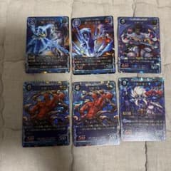 千怪戦戯1弾 SRカード 青6枚セット まとめ売りのサムネイル