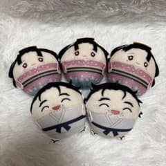 鬼滅の刃 恋雪 慶蔵 ふわコロりん11 ぬいぐるみマスコット5点セット