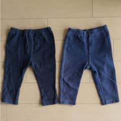 ユニクロ レギンス 2枚セット 80cmのサムネイル