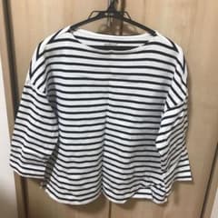 無印良品　ボーダーカットソーのサムネイル