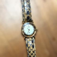 ORIS 手巻き スケルトンケース 17JEWELS 本革リザード80年代稼働品 ORIS 手巻き スケルトンケース 17JEWELS 本革リザード80年代稼働品