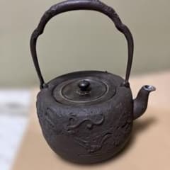 鉄瓶 「光洞」銘 時代物 煎茶道具 鋳物 アンティーク - メルカリ
