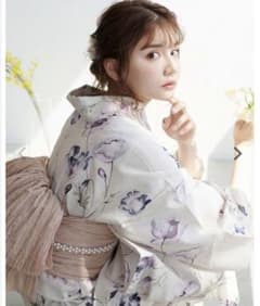 新品未開封　ディータ　dita Dita 浴衣　涼風の水彩ひなげしのサムネイル