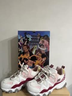 SKECHERS × ONEPIECE コラボスニーカー ドフラミンゴ 24cm SKECHERS × ONEPIECE コラボスニーカー ドフラミンゴ 24cm - メルカリ