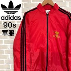 adidas アディダス 90s ナイロンジャケット レッド ARMY 軍隊のサムネイル